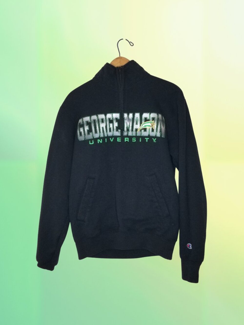 George Mason University GMU Black Sweatshirt, Small
